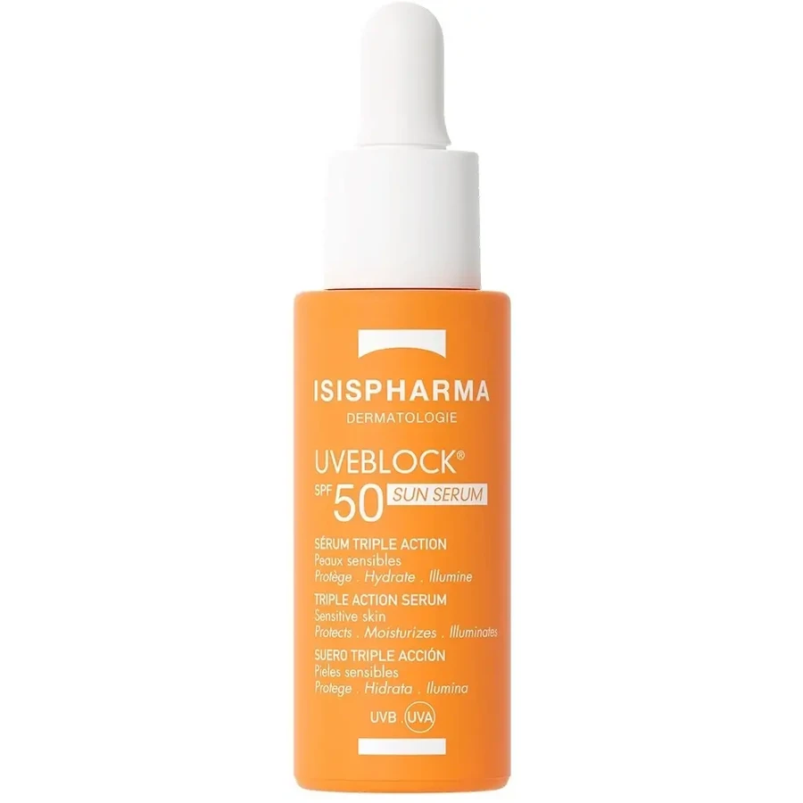 Isispharma Сонцезахисна зволожуюча сироватка Uveblock SPF 50 28 мл: ціни та характеристики
