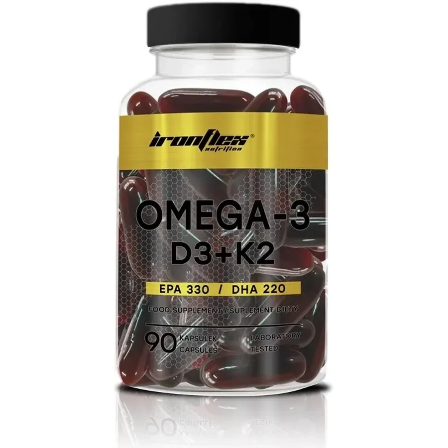 IronFlex Omega 3+D3+K2 90 капсул: цены и характеристики