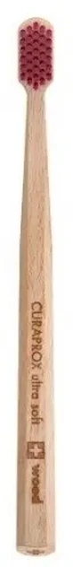 Деревянная зубная щетка CURAPROX WOOD ULTRA SOFT ...