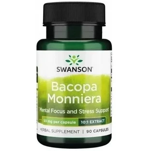 Swanson Bacopa Monniera 10:1 экстракт 90 капсул