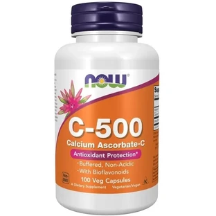 Now Foods C-500 Аскорбат 100 капсул