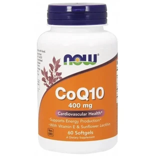 Now Foods Коензим Q10 400 мг 60 капсул