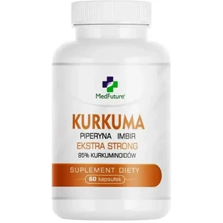 MedFuture Turmeric Extra Strong + Piperine + Ginger 60 капсул.