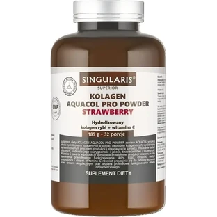 SINGULARIS Рыбный коллаген 100% + витамин С клубника 185г