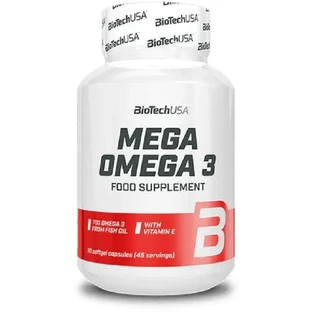 Омега 3 Мега BioTech USA Mega Omega 3, 90 капсул