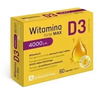 Get Health Vitamin Forte Max D3 4000 IU. 60 капсул