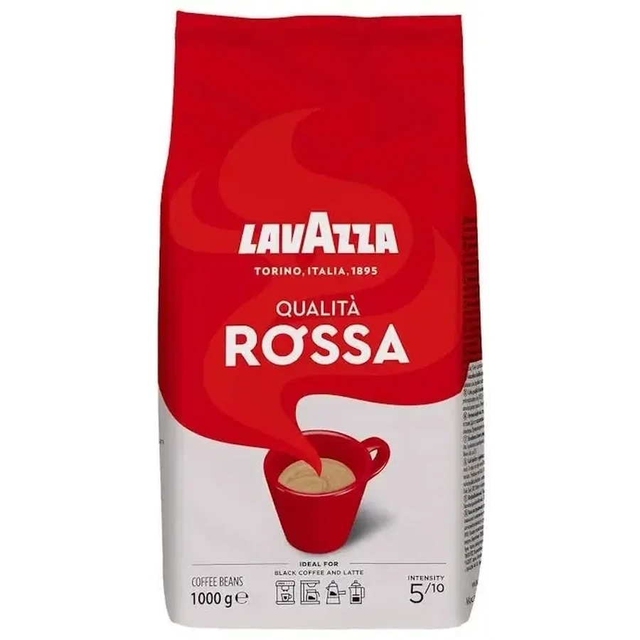 Lavazza Qualita Rossa Італійська кава в зернах 1 кг: ціни та характеристики