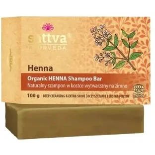 Sattva Organic Natural henna bar shampoo 100 g
