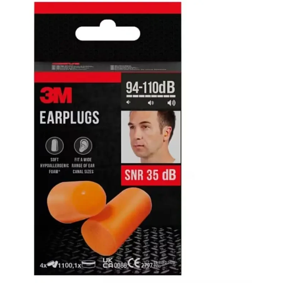 Беруши 3M™ 1100, мягкий поролон, значение SNR 35 ...: цены и характеристики