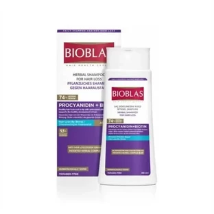 Шампунь BIOBLAS HERBAL Проціанідин + біотин 360 мл