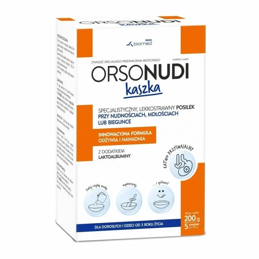Каша Biomed ORSONUDI Легкозасвоювана їжа при ...: ціни та характеристики