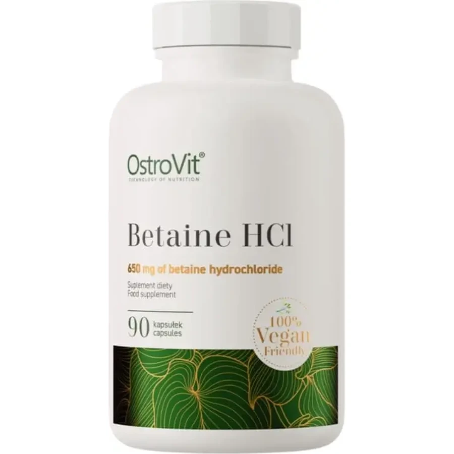 OstroVit Betaine HCl VEGE 90 капсул: ціни та характеристики
