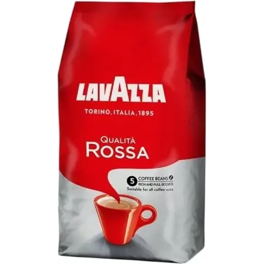 Кава Lavazza Qualita Rossa в зернах 1 кг: ціни та характеристики