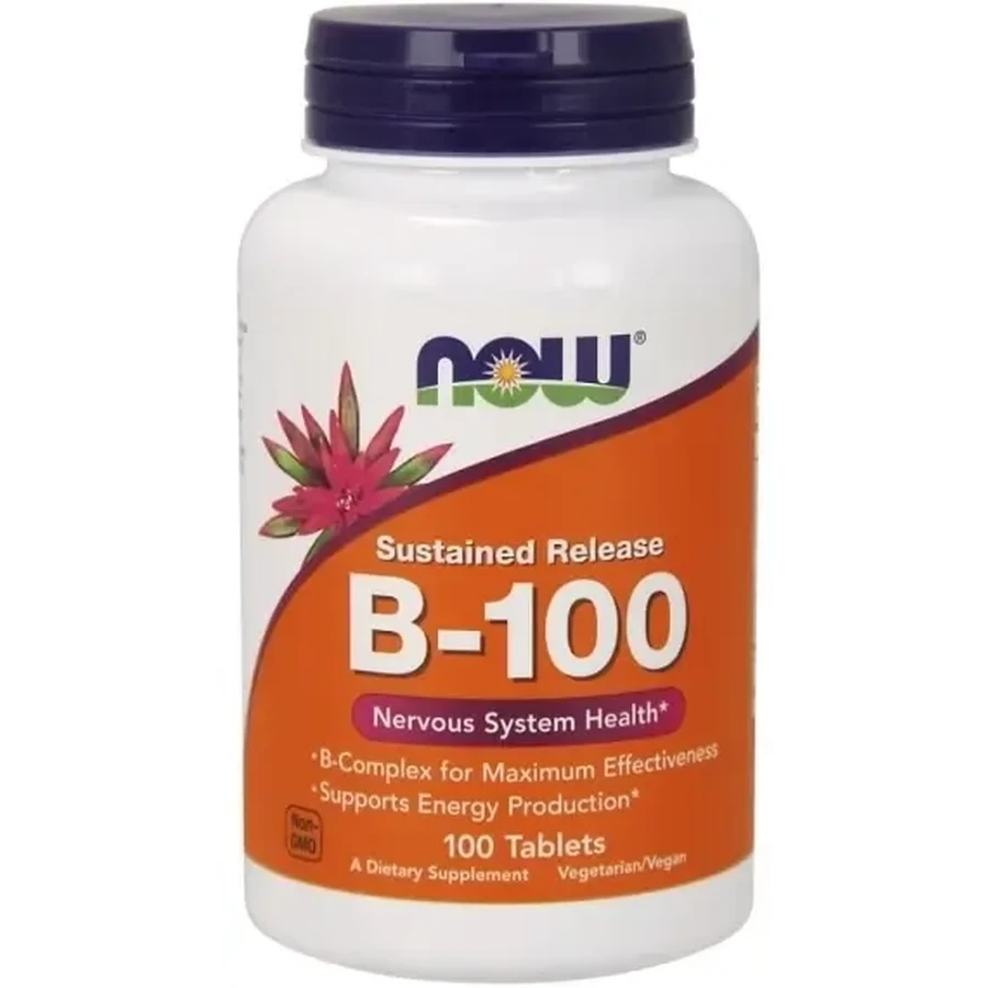 NOW FOODS B-100 Пролонгований комплекс вітамінів групи В ...: ціни та характеристики