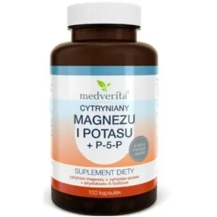 Medverita Магній + Калій + P-5-P 100 капсул