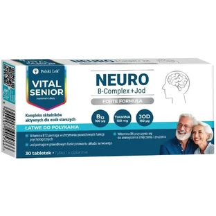 Vital Senior Neuro B-Complex + Йод 30 таблеток