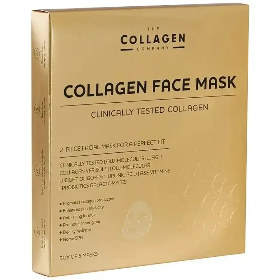 The Collagen Company Коллагеновые маски для лица, 5 штук: цены и характеристики