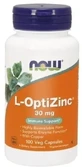 NOW FOODS L-OptiZinc 30 мг 100 капсул