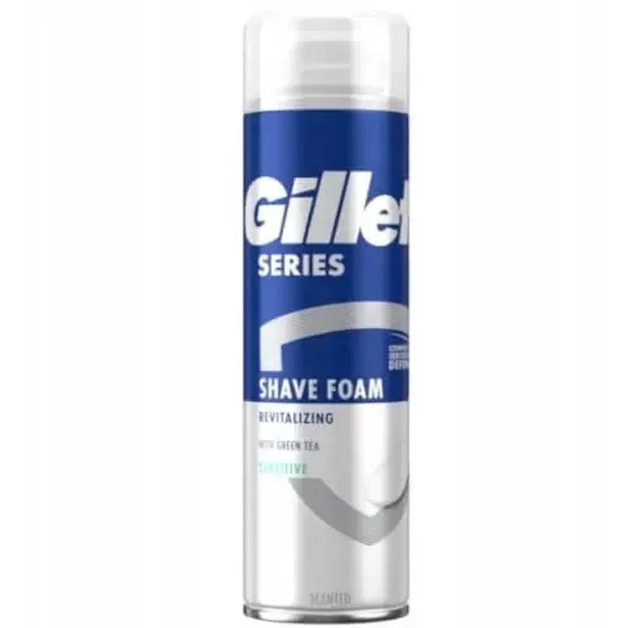 Gillette Sensitive Green Tea Shaving Foam 200 мл: цены и характеристики