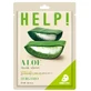 Bergamo Help Aloe Mask Sheet Увлажняющая маска с ...