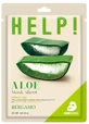 Bergamo Help Aloe Mask Sheet Увлажняющая маска с ...