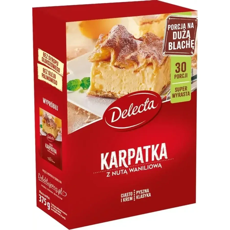 Торт Delecta Карпатка 375 г: цены и характеристики