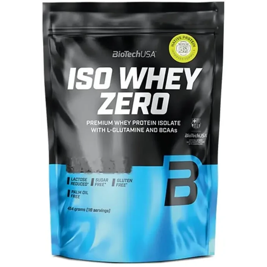 BioTech USA Iso Whey Zero Vanilla 454 г: ціни та характеристики