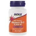 Now Foods Витамин D-3 5000IU 120 капс.