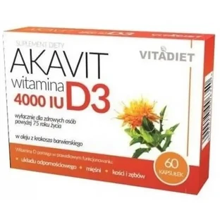 Vitadiet Акавіт вітамін D3 4000 МО 60 капсул