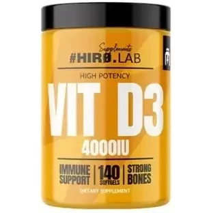 HIRO.LAB Витамин D3 4000IU 140 капсул