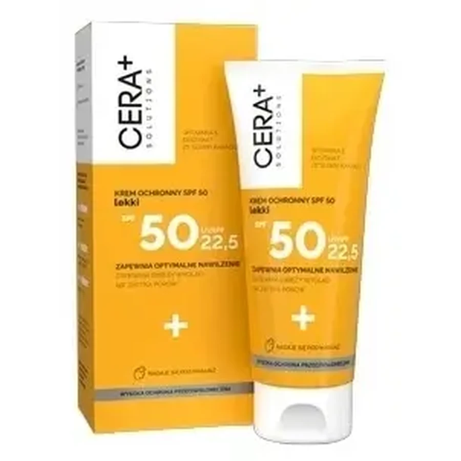 Легкий крем CERA + SOLUTIONS SPF50+ 50 мл: ціни та характеристики