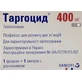 Таргоцид пор. лиофил. д/п р-ра д/ин. 400 мг фл., с раств. в амп. 3,2 мл