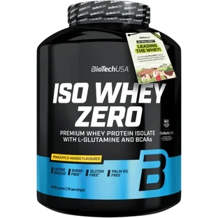 Протеїн BioTech USA Iso Whey Zero зі смаком ананаса і манго 1816 г