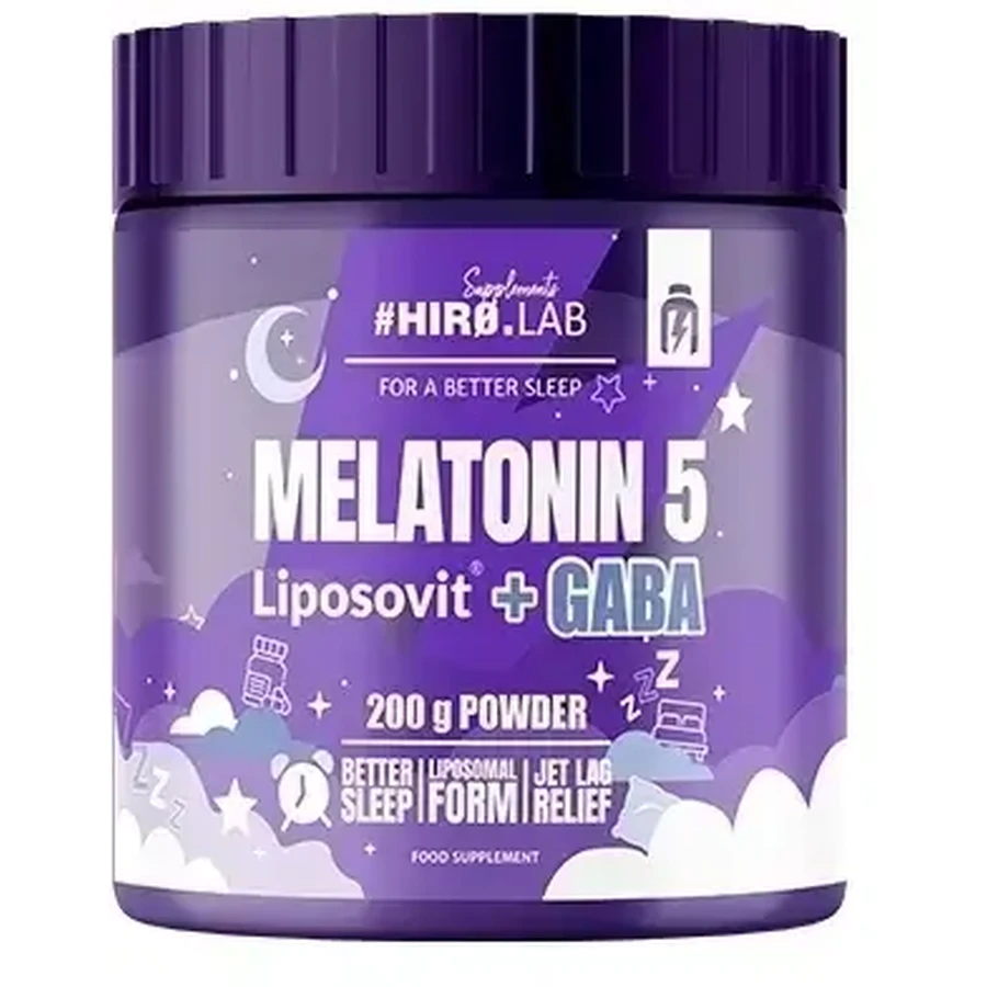 HIRO.LAB Мелатонін 5 Ліпосовіт + ГАМК 200 г: ціни та характеристики