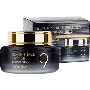 Farmstay Black Snail & Peptide 9 Snail Mucin Cream для ...