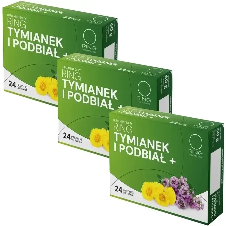 Чебрець кільцевий та мати-й-мачуха + 24 пастилки Мульти-упаковка х 3: ціни та характеристики