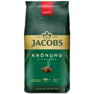 Кофе Jacobs Kronung Caffe Crema в зернах 1 кг