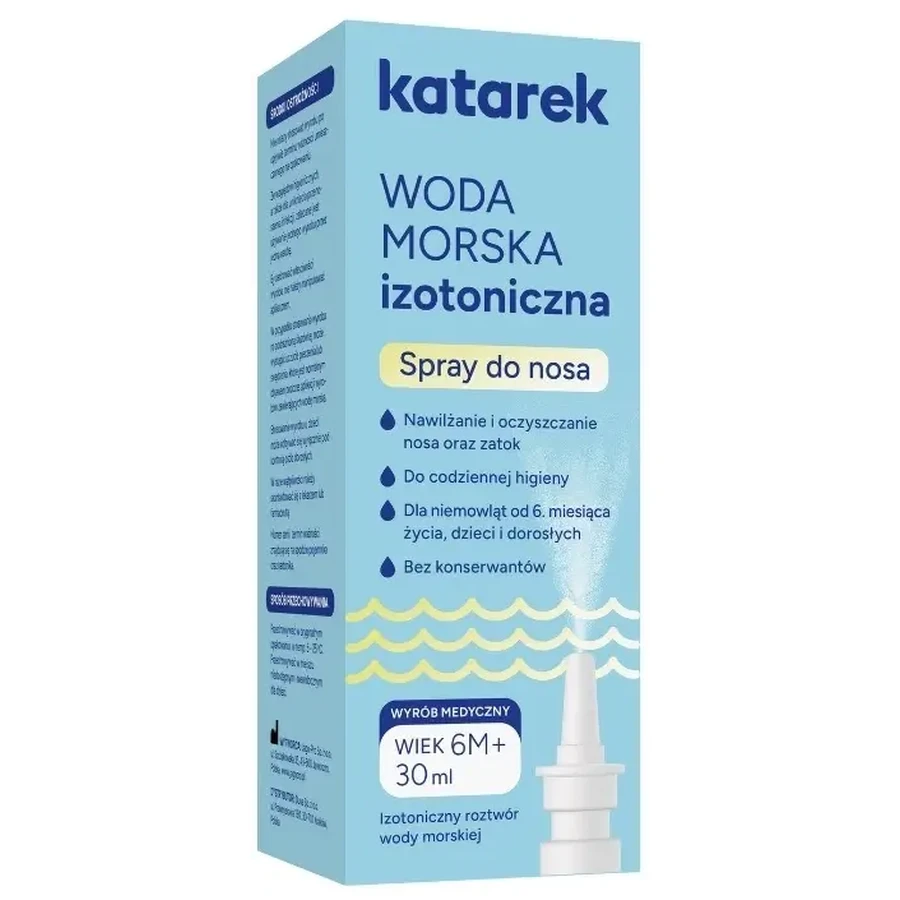 Изотоническая морская вода Katarek 30 мл: цены и характеристики