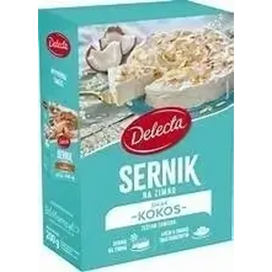 Delecta Чізкейк зі смаком кокоса 200 г: ціни та характеристики