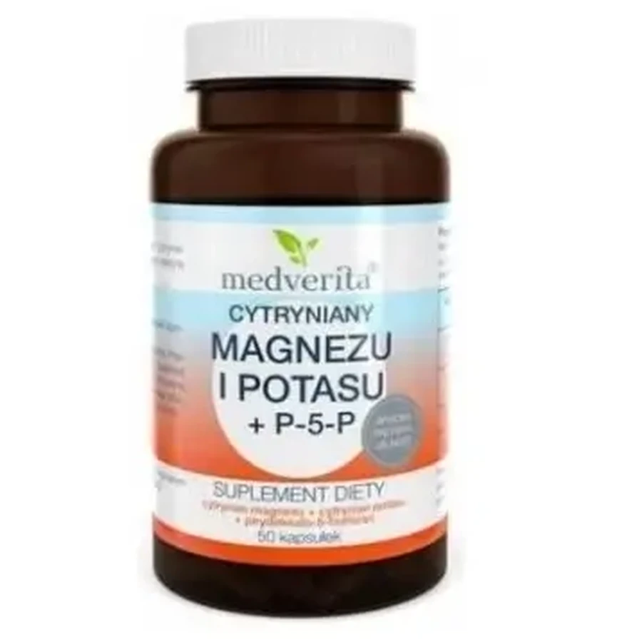 Medverita Магний + Калий + P-5-P 50 капсул: цены и характеристики