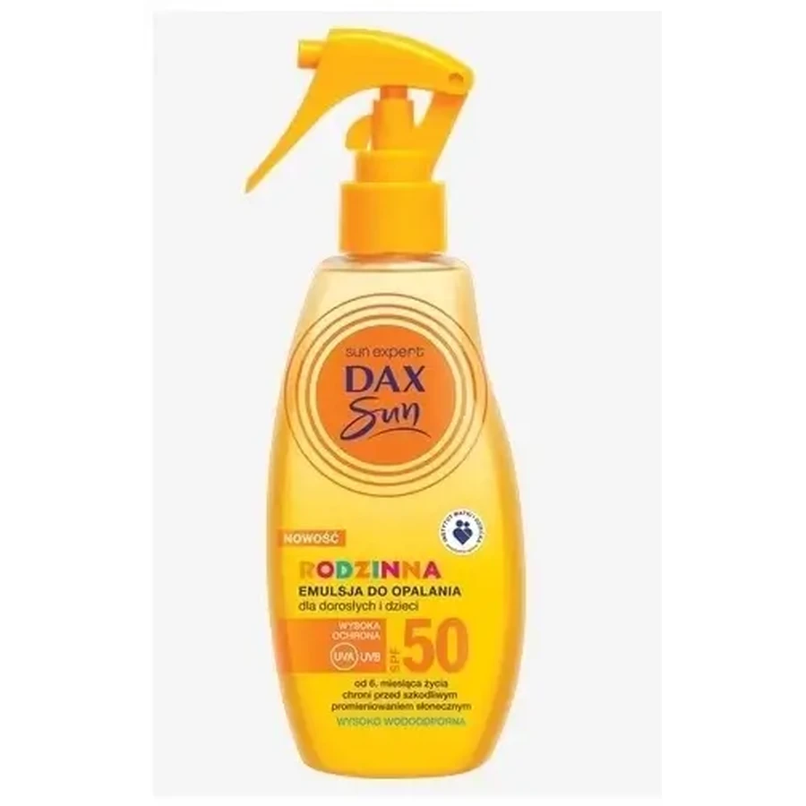 DAX SUN Сімейний лосьйон для засмаги SPF50 200 мл: ціни та характеристики