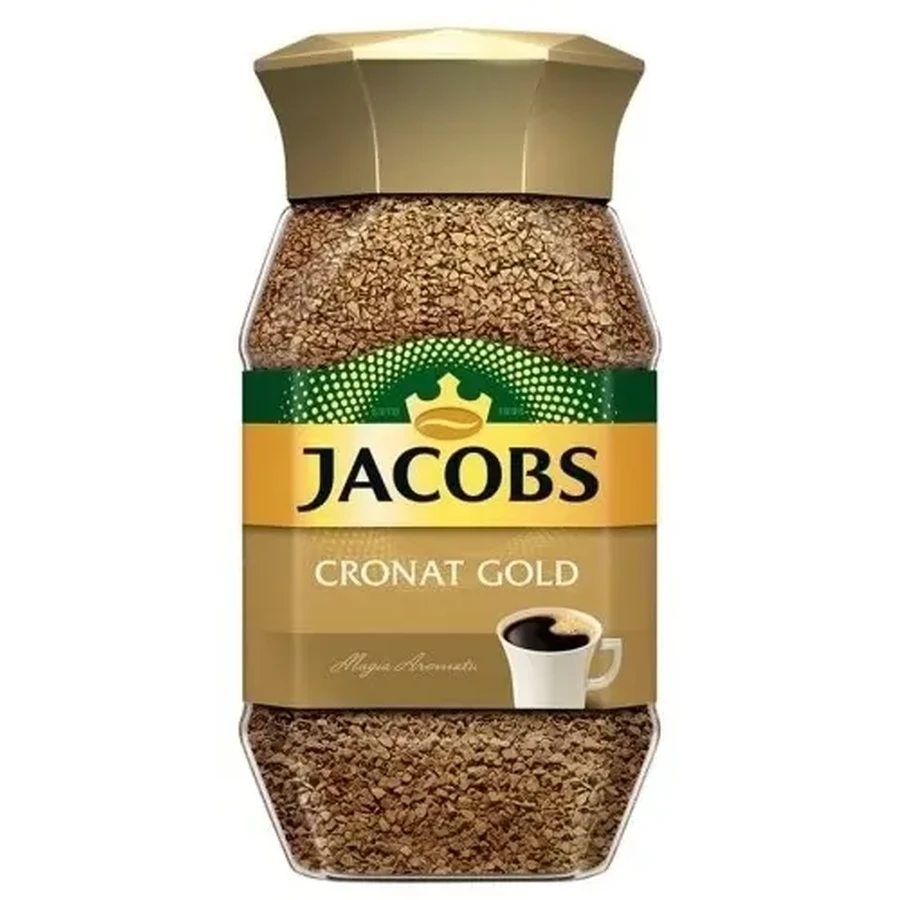 Кава розчинна Jacobs Cronat Gold 200 г: ціни та характеристики