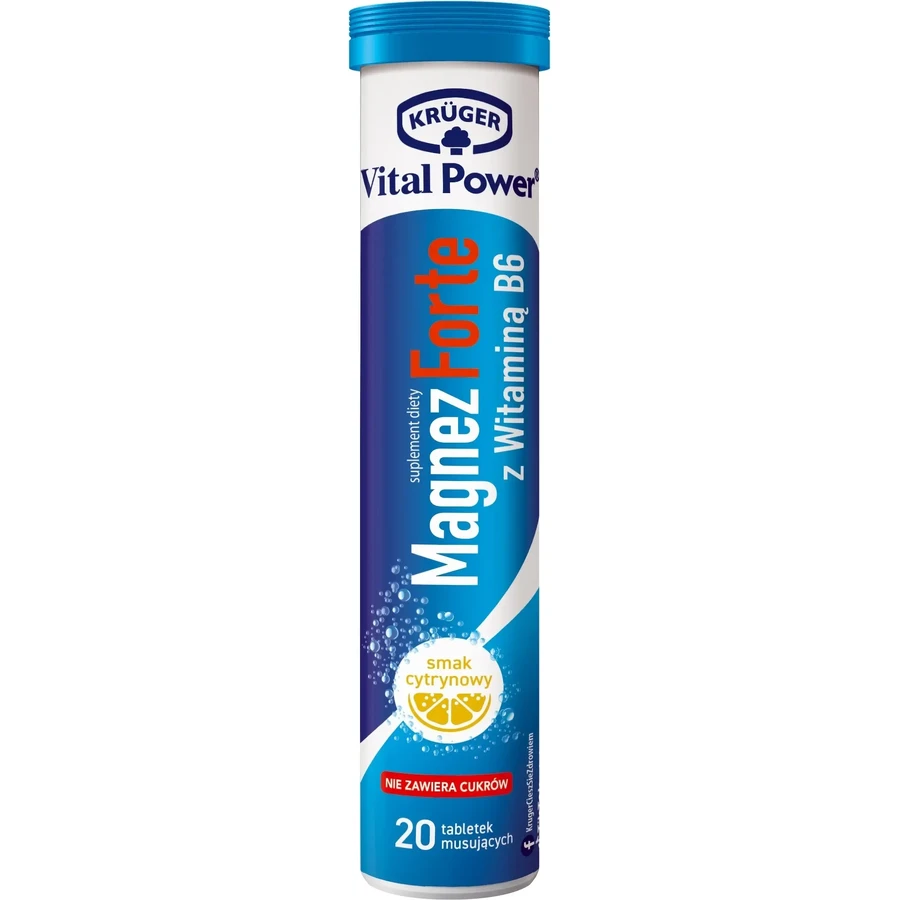 Kruger Vital Power Magnesium Forte 20 шипучих таблеток: ціни та характеристики
