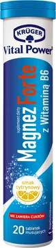 Kruger Vital Power Magnesium Forte 20 шипучих таблеток