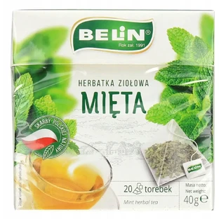 Трав'яний чай Belin М'ята 20 пакетиків