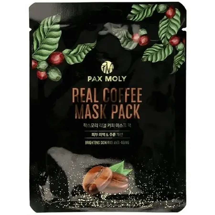 PAX MOLY Real Coffee Mask Pack Омолаживающая и осветляющая ...: цены и характеристики