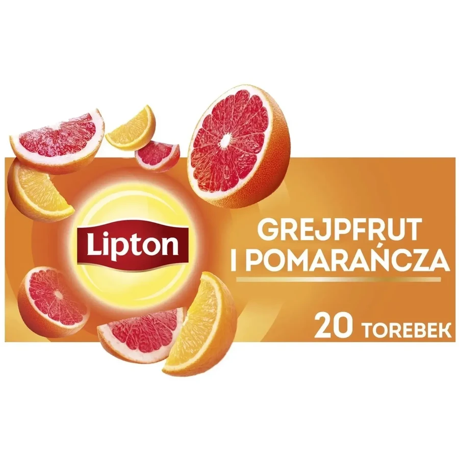 Фруктовий чай Lipton Грейпфрут-апельсин 20 пакетиків: ціни та характеристики