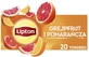 Фруктовий чай Lipton Грейпфрут-апельсин 20 пакетиків