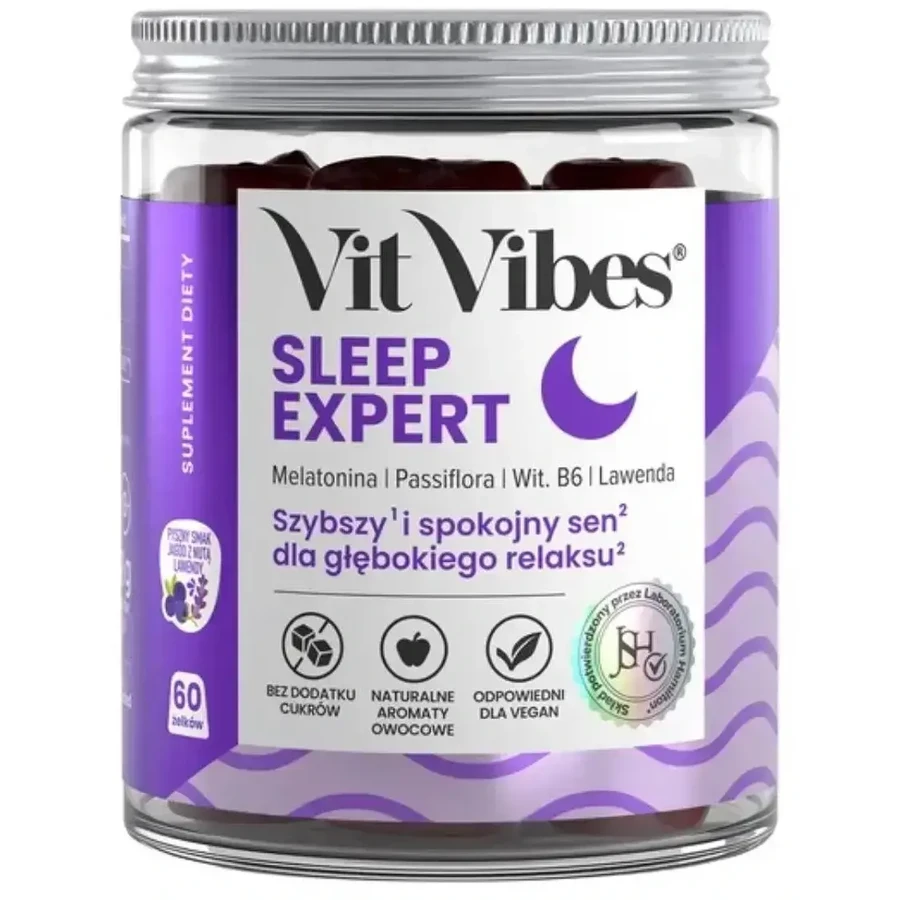 Vit Vibes Sleep Expert ягідний смак з відтінком лавандового желе 60 ...: ціни та характеристики