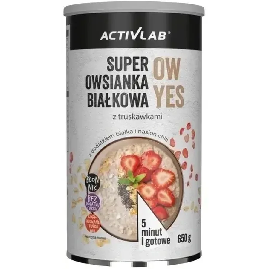 Activlab Super Protein Oatmeal OW YES клубника 650 г: цены и характеристики